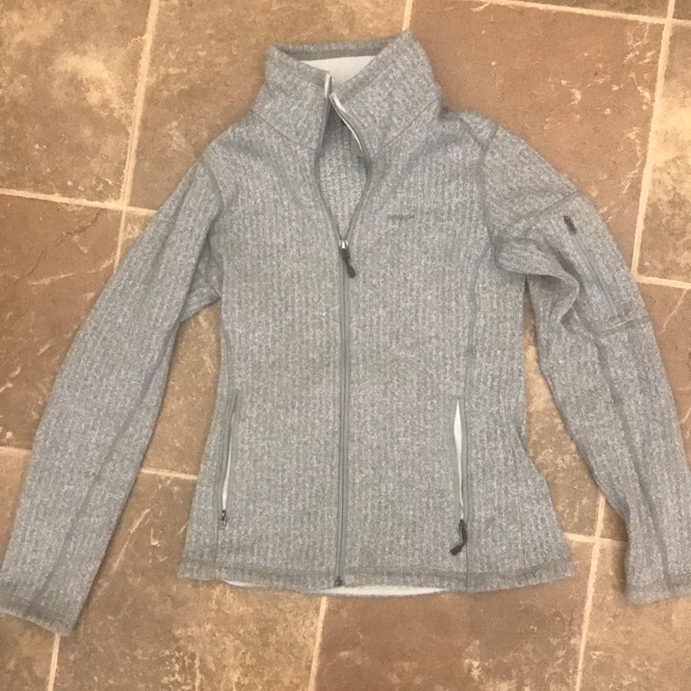 Grey full-zip Patagonia jacket